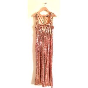 Rose Gold Sparkle Jumpsuit